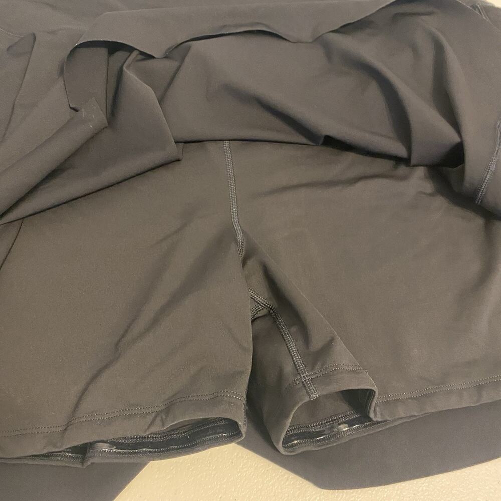 Athleta Ace Tennis Black Active Wear Skort 15 1/2” Women 3X Pull On Outdoorsy - Picture 5 of 10